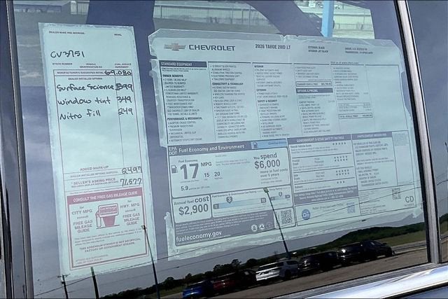 2026 Chevrolet Tahoe LT