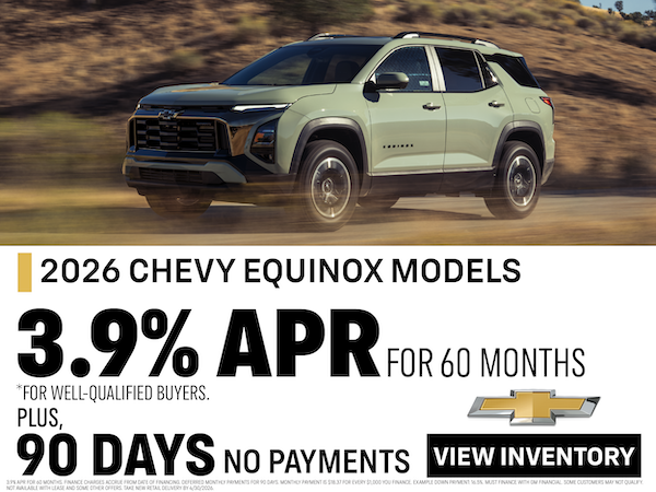 Shop 2026 Equinox Offer