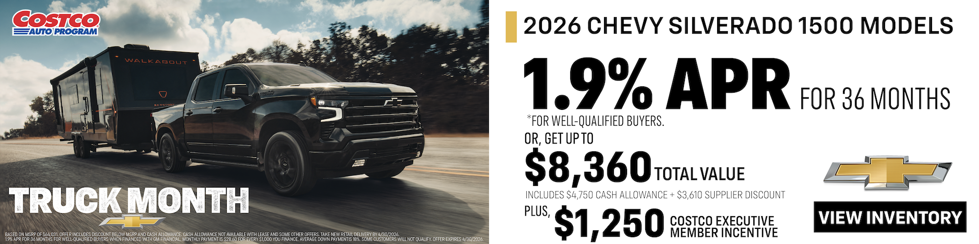 Shop 2026 Silverado 1500 Offers
