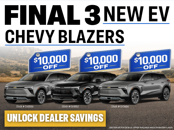 Final 3 New Chevy Blazer EVs