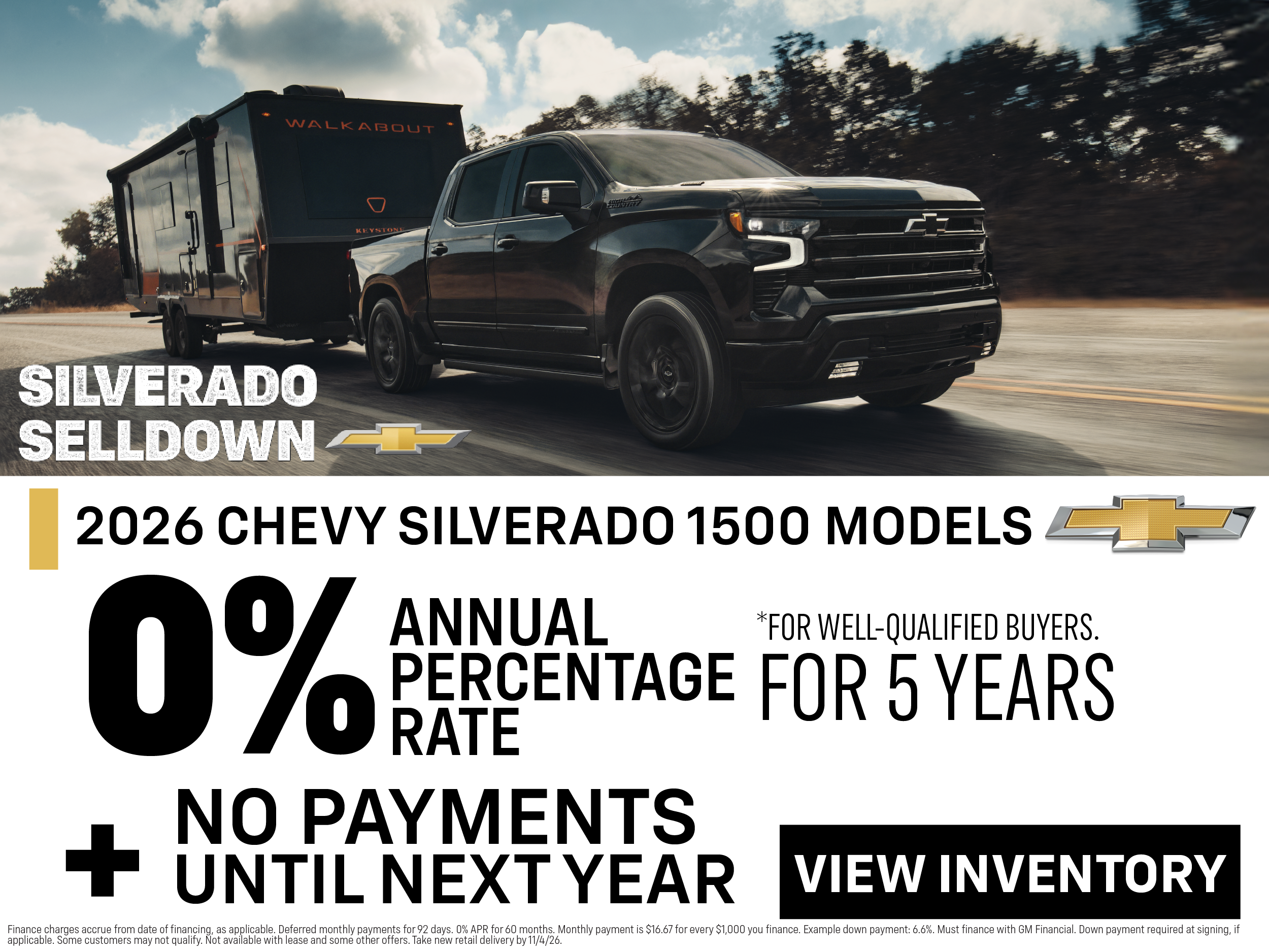 2026 Chevy Silverado Offer